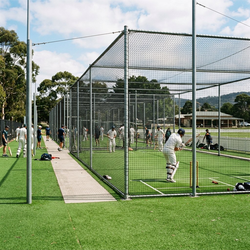 Enclosed practice nets