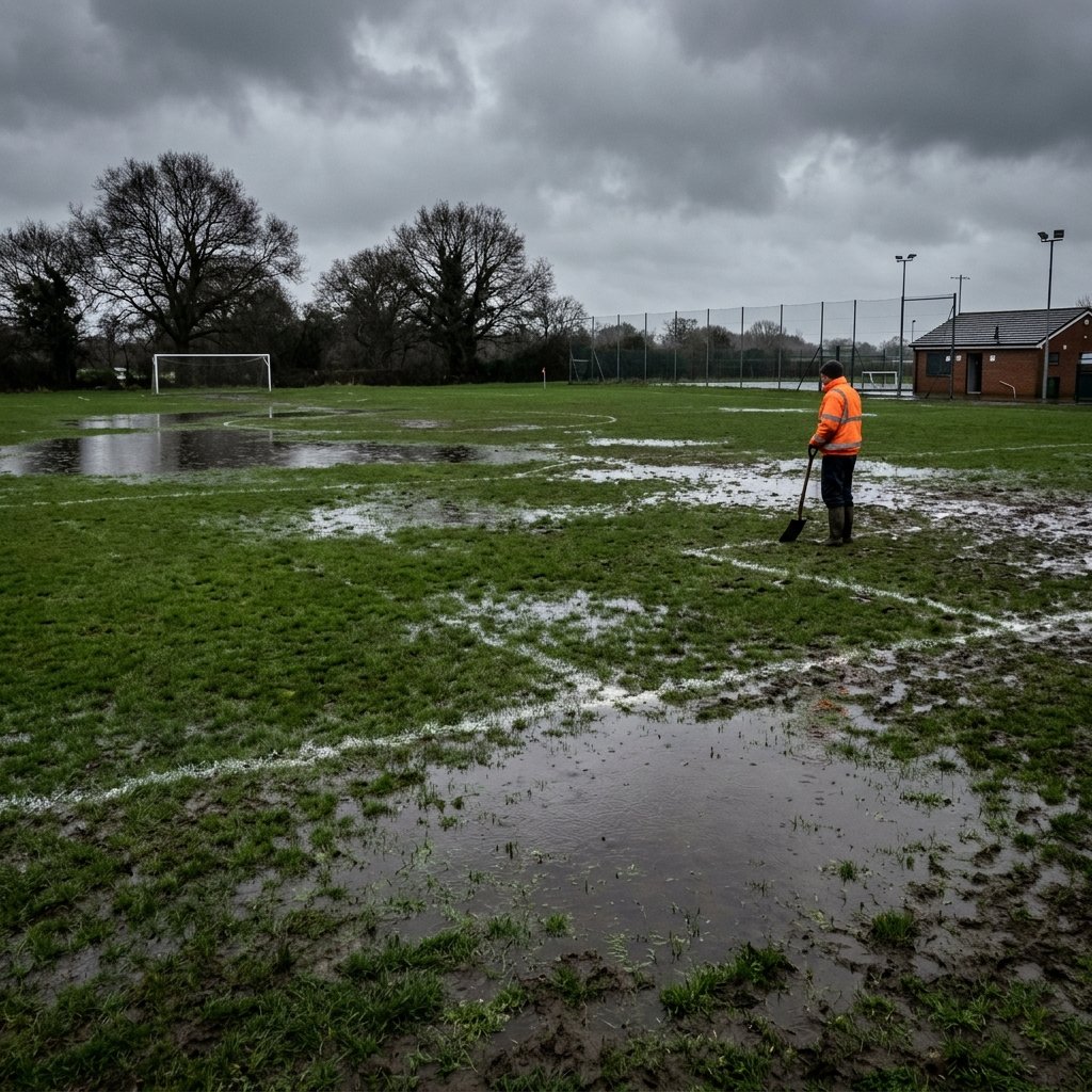 Waterlogged practice facilities